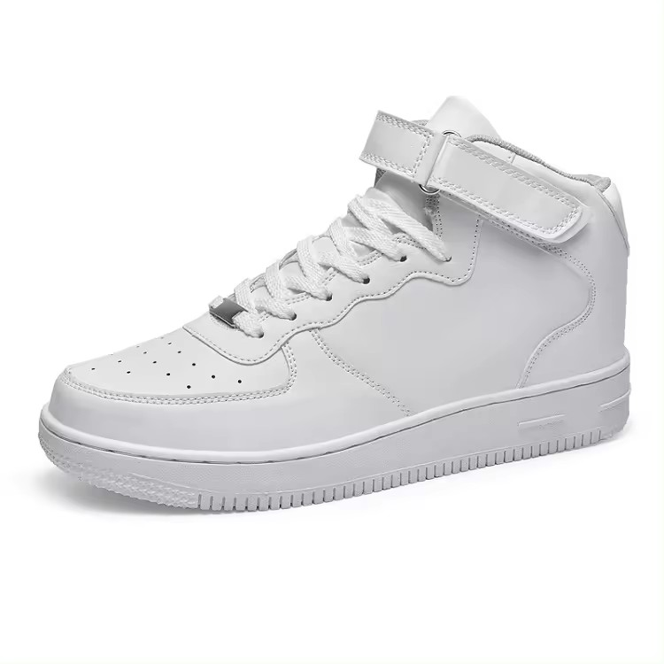 ELEWHVTË™ All-White High-Top Sneakers White Mens High Top Sneakers Product Image