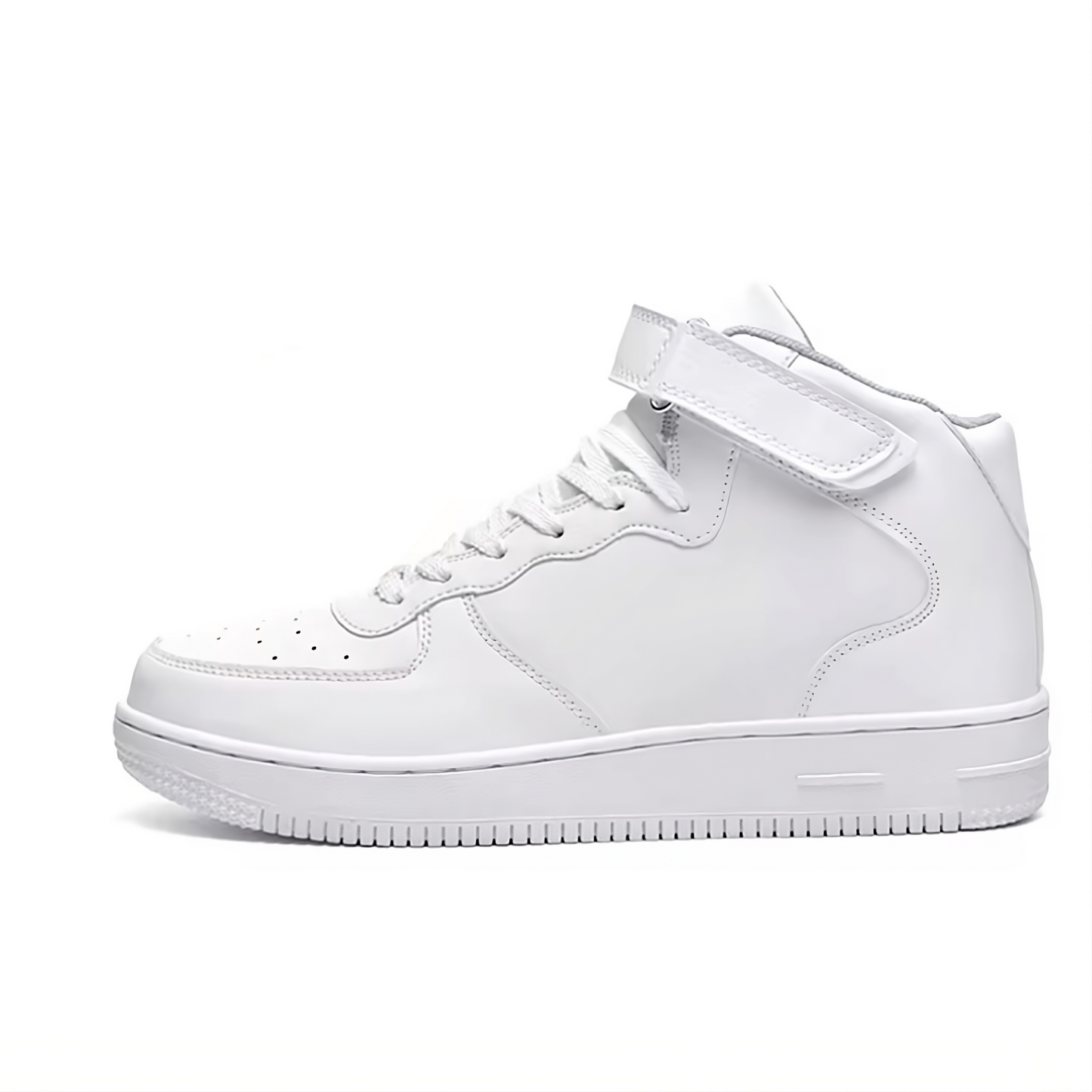 DNSTY™ | All-White High-Top Sneakers