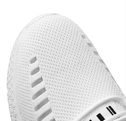ELEWHVTË™ | Fallz Sneakers White Mens Mesh Sneakers Product Image Material