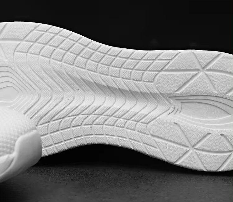 ELEWHVTË™ | Fallz Sneakers White Mens Mesh Sneakers Product Image Sole